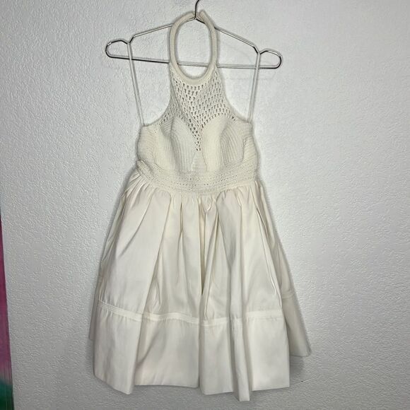 NWT A.L.C. Salines Dress White Size 6 - Picture 2 of 15